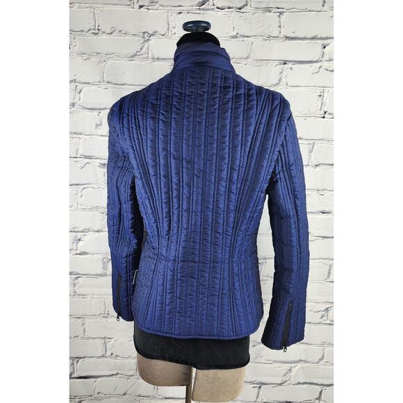 MNG Jacket Womens M Quilted puffed Twill Bomber Retro glam Streetwear corpcore - Picture 2 of 10